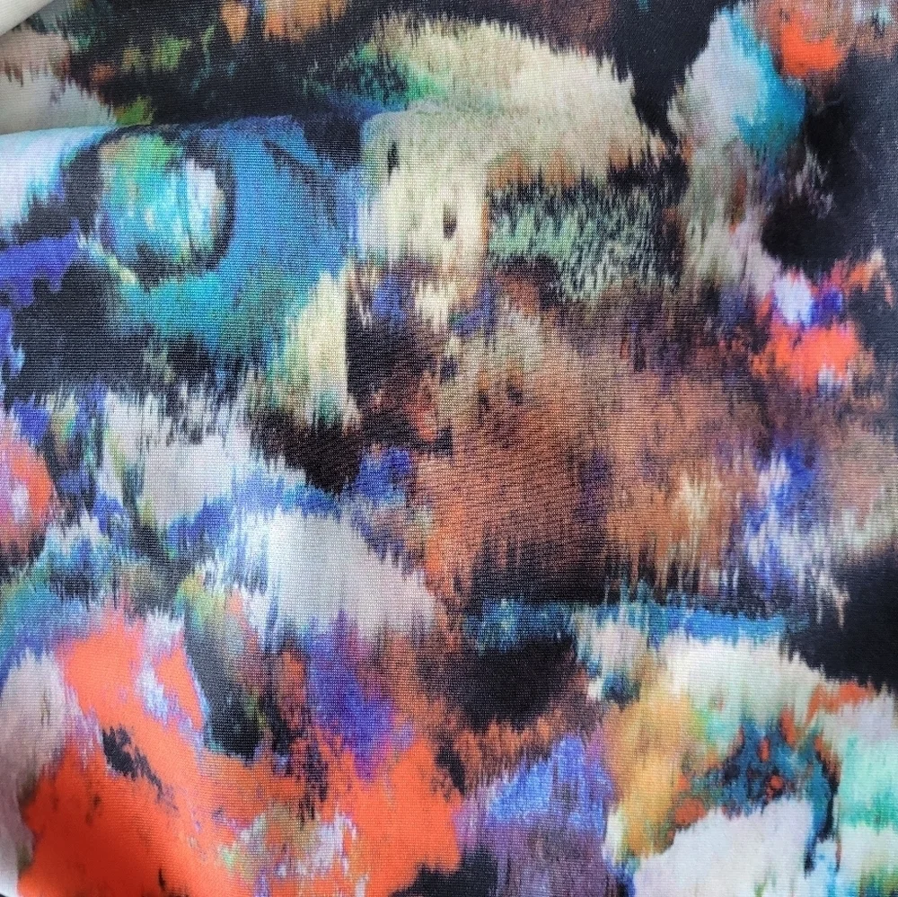 WYLDR Watercolor Print Mini Skirt, VGUC, Size S